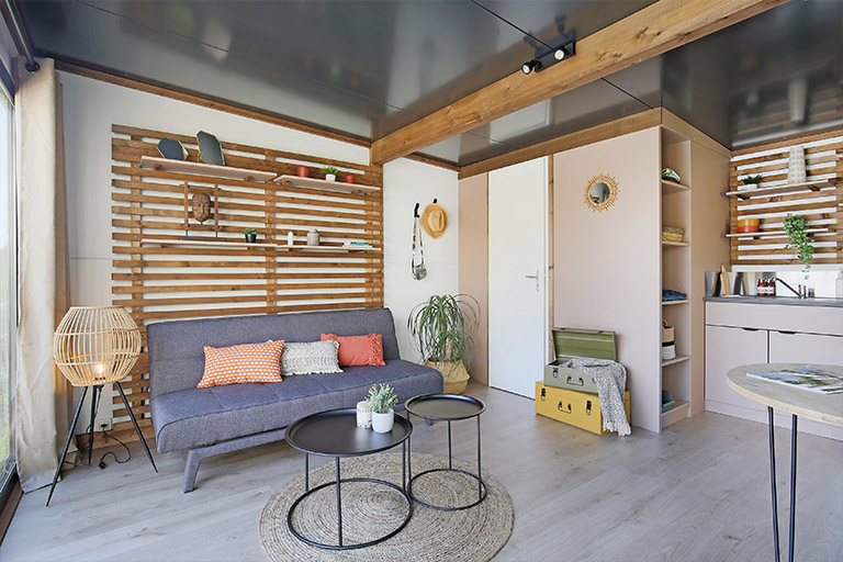 Casa 20 Studio Hekipia Habitat transitoire pièce de vie