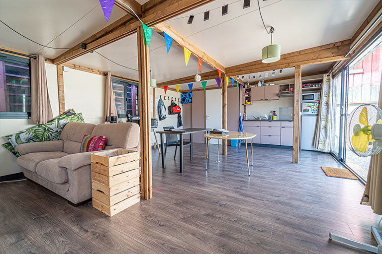 Centre de vie 35 Hekipia Habitat transitoire intérieur